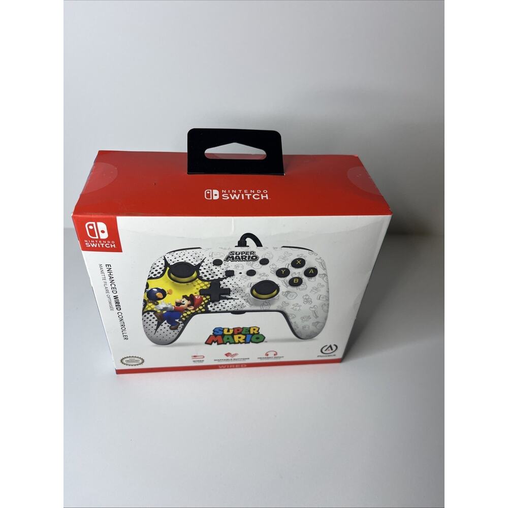 Super Mario Bob-omb Blast PowerA Enhanced Wired Controller for Nintendo Switch - Picture 2 of 8